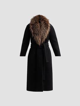 Zimmermann Zimmermann Women's Valiant Faux Fur-Collar Coat