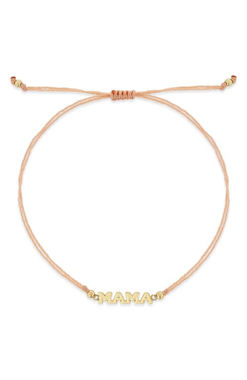 Zoë Chicco Zoë Chicco 14K Gold 4-Letter Slider Bracelet