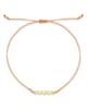 Zoë Chicco Zoë Chicco 14K Gold 4-Letter Slider Bracelet - 1