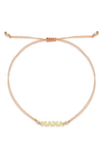 Zoë Chicco Zoë Chicco 14K Gold 4-Letter Slider Bracelet