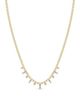 Zoë Chicco Zoë Chicco 14k Gold Diamond Baguette Round Box Necklace - 1