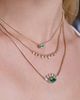 Zoë Chicco Zoë Chicco 14k Gold Diamond Baguette Round Box Necklace - 2