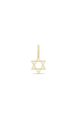 Zoë Chicco Zoë Chicco 14K Gold Midi Star of David Charm
