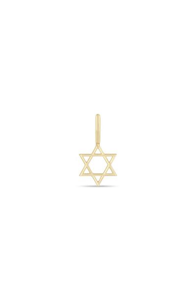 Zoë Chicco Zoë Chicco 14K Gold Midi Star of David Charm