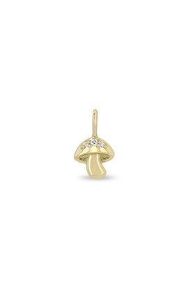 Zoë Chicco Zoë Chicco 3D Diamond Mushroom Charm