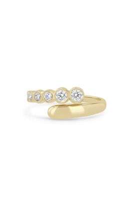 Zoë Chicco Zoë Chicco Bezel Diamonds 14k Gold Diamond Bypass Ring