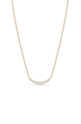 Zoë Chicco Zoë Chicco Bezel Diamonds 14k Gold Diamond Necklace