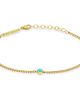 Zoë Chicco Zoë Chicco Bezel Set Turquoise Bracelet - 1