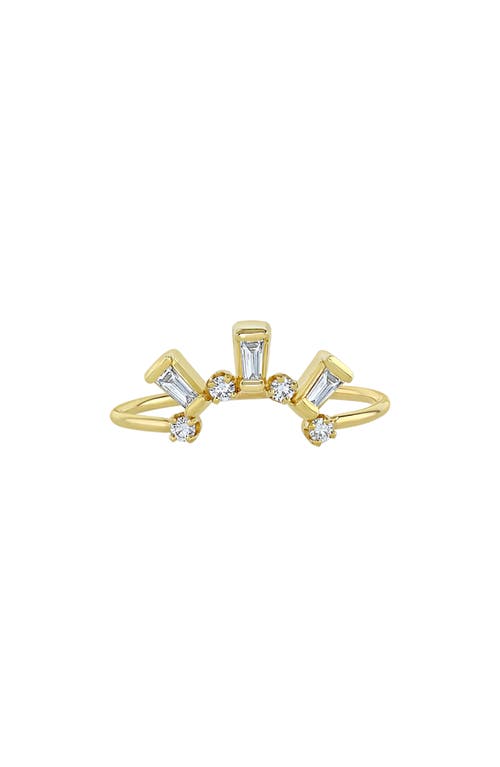 Zoë Chicco Zoë Chicco Diamond Baguette Arch Ring