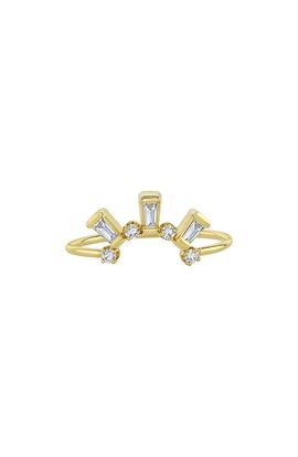Zoë Chicco Zoë Chicco Diamond Baguette Arch Ring
