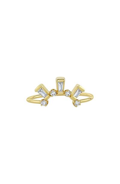 Zoë Chicco Zoë Chicco Diamond Baguette Arch Ring