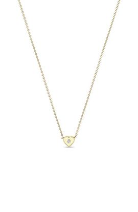 Zoë Chicco Zoë Chicco Diamond Heart Pendant Necklace