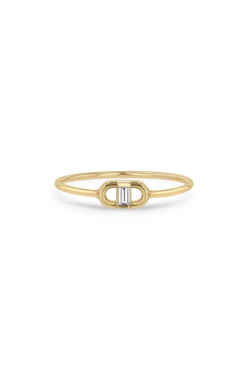 Zoë Chicco Zoë Chicco Diamond Oval Link Ring