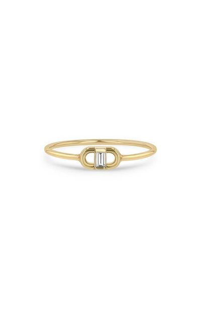 Zoë Chicco Zoë Chicco Diamond Oval Link Ring