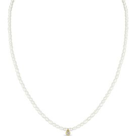 Zoë Chicco Zoë Chicco Freshwater Pearl Diamond Pendant Necklace