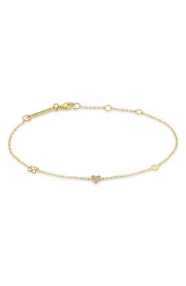 Zoë Chicco Zoë Chicco Itty Bitty XO Pavé Diamond Bracelet