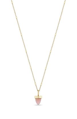 Zoë Chicco Zoë Chicco Opal Bullet Pendant Necklace