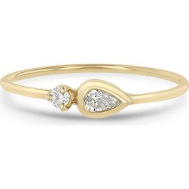 Zoë Chicco Zoë Chicco Pear Diamonds 14k Gold Diamond Ring