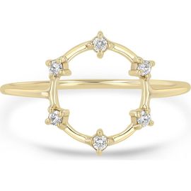 Zoë Chicco Zoë Chicco Prong Diamonds 14k Gold Diamond Circle Ring