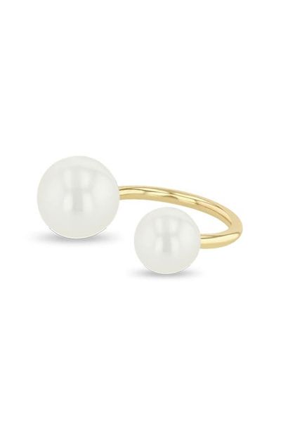Zoë Chicco Zoë Chicco Reversible Cultured Pearl Cuff Earring