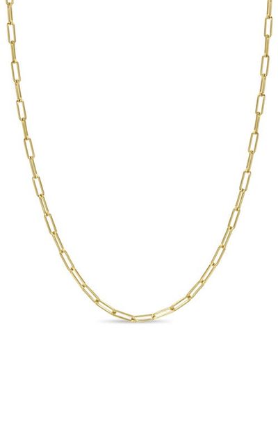 Zoë Chicco Zoë Chicco Small Paper Clip Chain Necklace