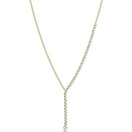 Zoë Chicco Zoë Chicco Tennis 14k Gold Diamond Lariat Necklace