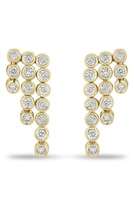 Zoë Chicco Zoë Chicco Tennis 14k Gold Diamond Waterfall Drop Earrings