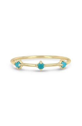 Zoë Chicco Zoë Chicco Turquoise Dash Ring