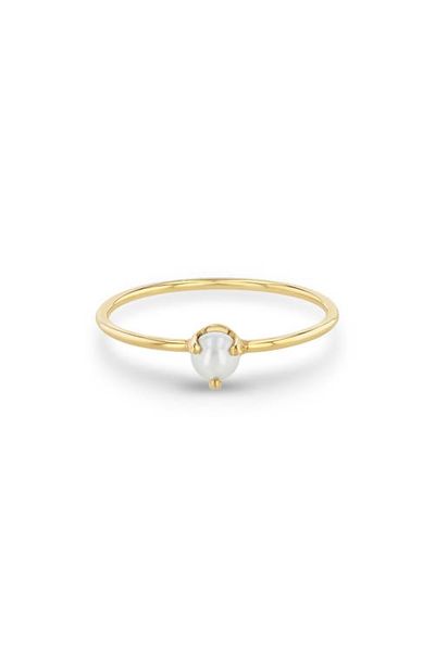 Zoë Chicco Zoë Chicco White Pearl Stacking Ring