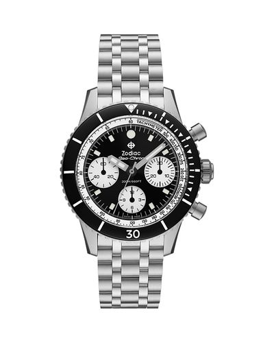 Zodiac Zodiac Sea-Chron Automatic Stainless Steel Watch, 42mm