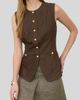 ZOE AND CLAIRE ZOE AND CLAIRE Diamond Quilted Vest - 3