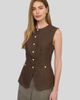 ZOE AND CLAIRE ZOE AND CLAIRE Diamond Quilted Vest - 4