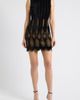 ZOE AND CLAIRE ZOE AND CLAIRE Embroidered Velvet Minidress - 1