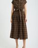 ZOE AND CLAIRE ZOE AND CLAIRE Plaid Maxi Shirtdress - 1