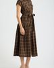 ZOE AND CLAIRE ZOE AND CLAIRE Plaid Maxi Shirtdress - 3