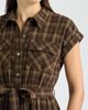 ZOE AND CLAIRE ZOE AND CLAIRE Plaid Maxi Shirtdress - 4