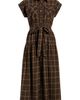 ZOE AND CLAIRE ZOE AND CLAIRE Plaid Maxi Shirtdress - 5