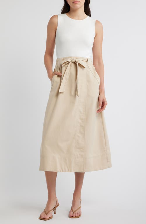 ZOE AND CLAIRE ZOE AND CLAIRE Twofer Sleeveless Dress