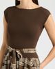 ZOE AND CLAIRE ZOE AND CLAIRE Twofer Tie Waist Midi Dress - 4