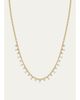 Zoe Chicco 14K Alternating Baguette and Round Diamond Small Box Chain Necklace - 1