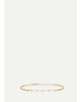 Zoe Chicco 14K Diamond 4-Prong Dash Bracelet