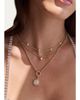 Zoe Chicco 14K Diamond Quad 5 Station Necklace, 2mm - 2