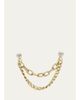 Zoe Chicco 14K Prong Diamond Mixed Chain Double Stud Earring, Single - 1
