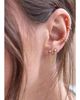 Zoe Chicco 14K Prong Diamond Mixed Chain Double Stud Earring, Single - 2