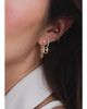Zoe Chicco 14K Small Puffed Mariner Chain Diamond Earrings - 2