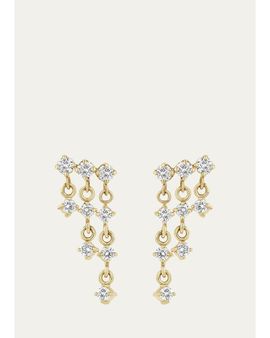 Zoe Chicco 14K Waterfall Prong-Set Diamond Earrings