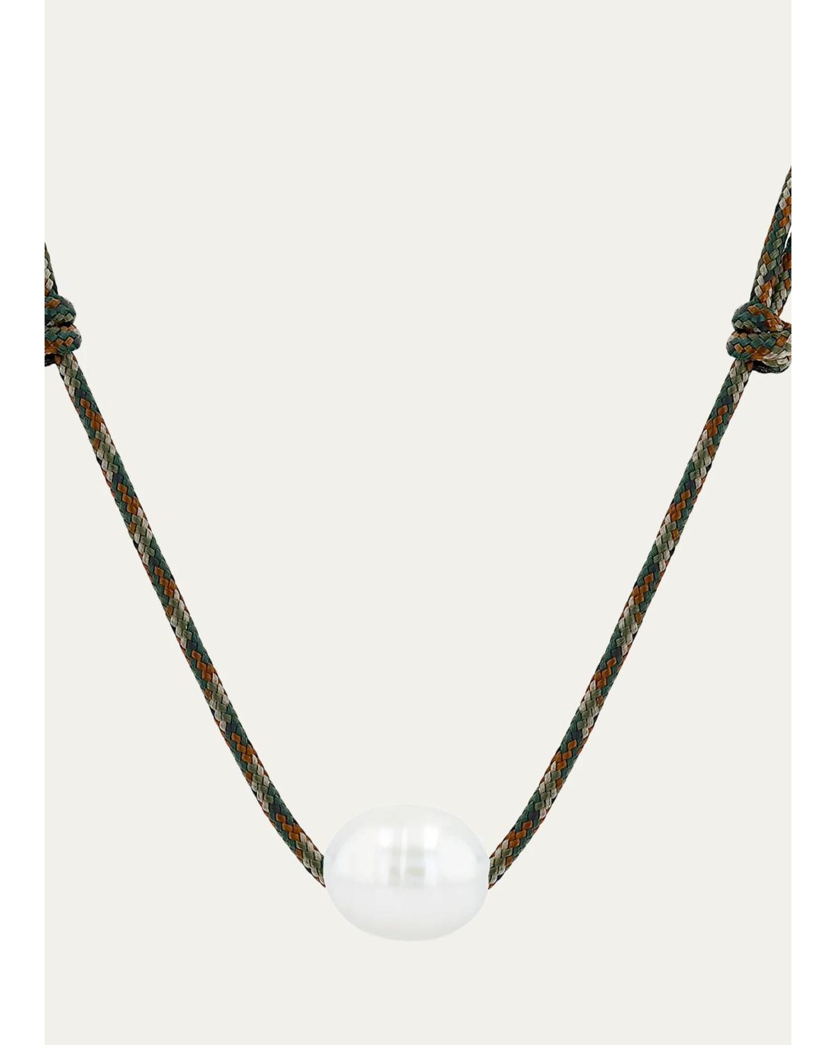 Zoe Chicco Medium Baroque Pearl Paracord Necklace