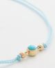 Zoe Chicco Zoe Chicco 14k Bezel Turquoise Cord Bracelet 14k Yellow Gold One - 4