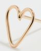 Zoe Chicco Zoe Chicco 14k Gold Open Heart Studs 14k Yellow Gold One - 5