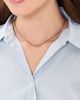 Zoe Chicco Zoe Chicco 14k Gold Rondelle Bead Paracord Necklace Brown One - 3